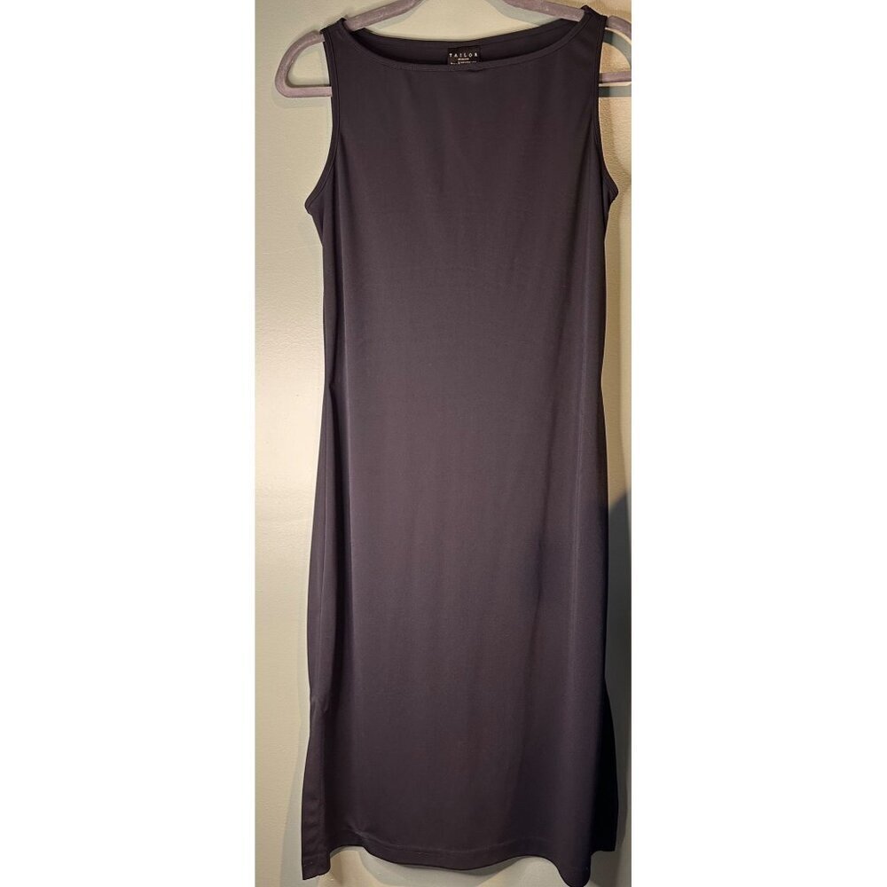 VTG Black Sleeveless Dress sz 10 Minimalist Elegant Black Dress darkfairy Y2k